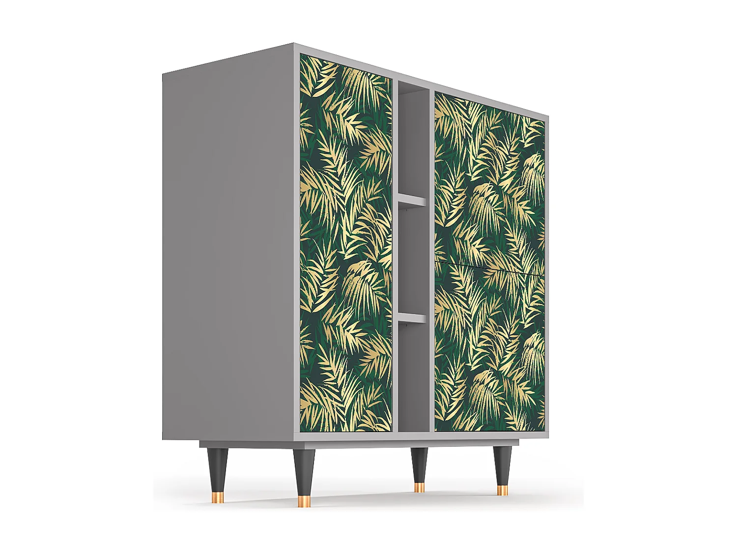 Buffet - 94х96х41 cm - BS5 - Sunny Palm Tree, Gris