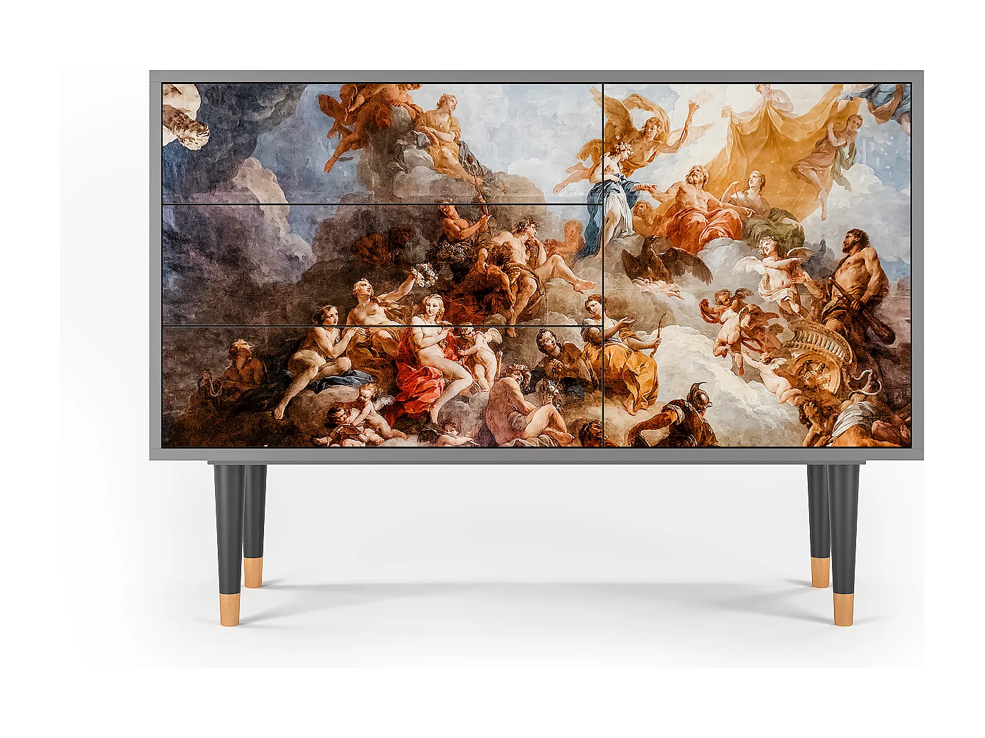 Credenza - 115х84х41 cm - S3 - Versailles, Grigio