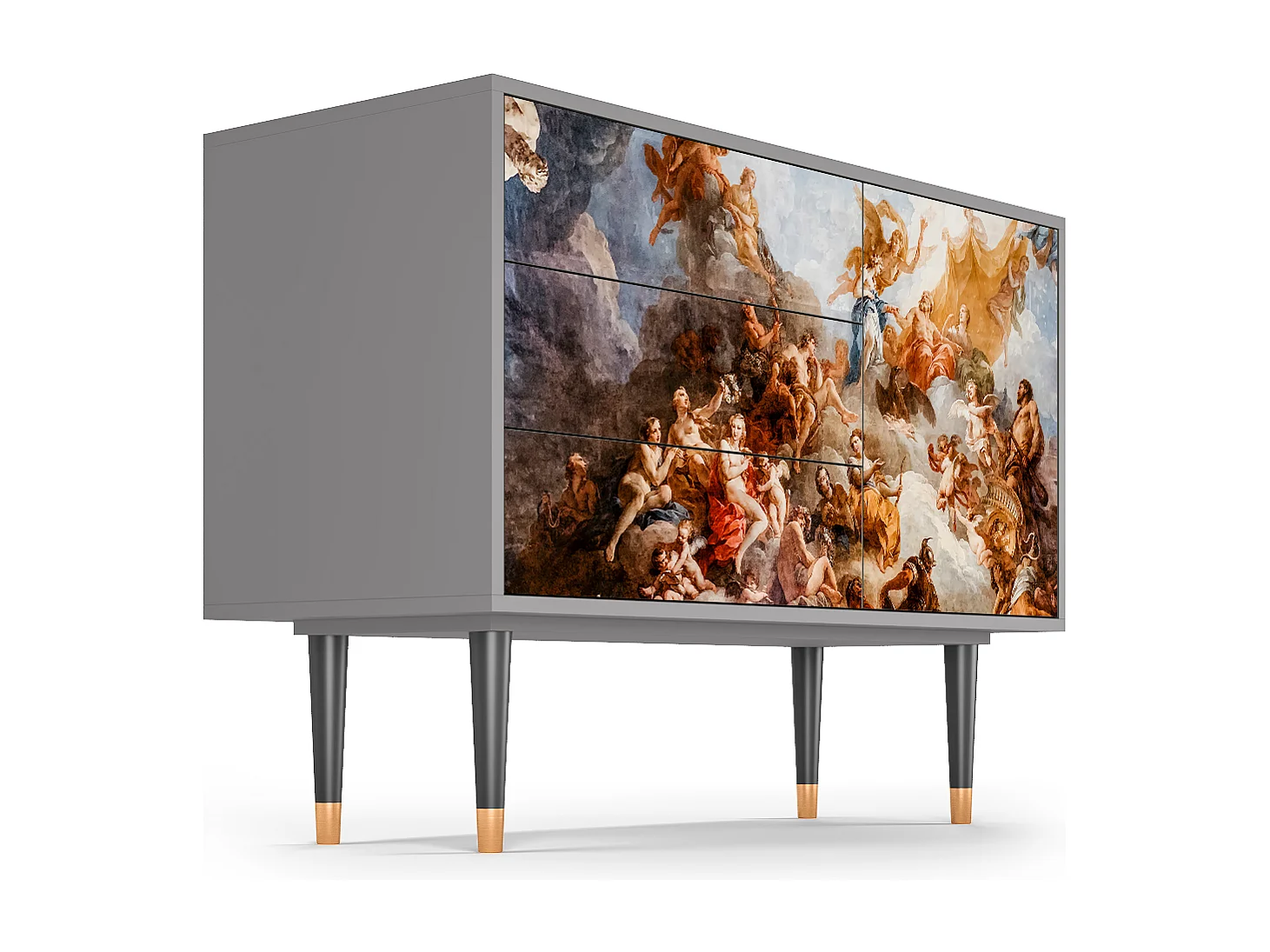 Aparador - 115х84х41 cm - S3 - Versailles, Cinza