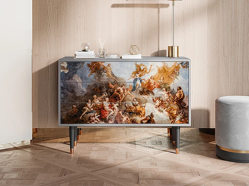 Credenza - 115х84х41 cm - S3 - Versailles, Grigio
