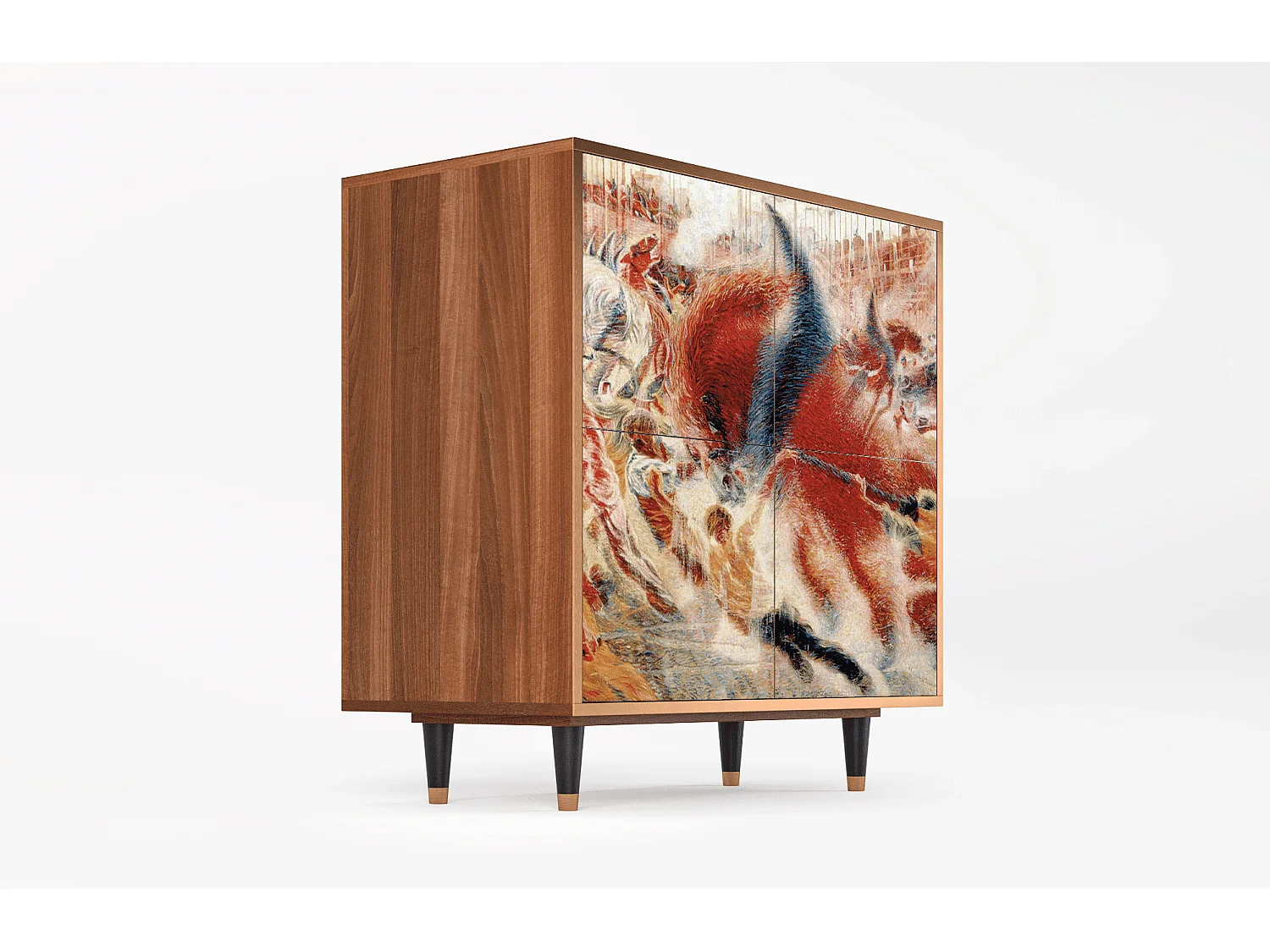 Buffet - 94x96x48 cm - BS3 - The City Rises, Noyer