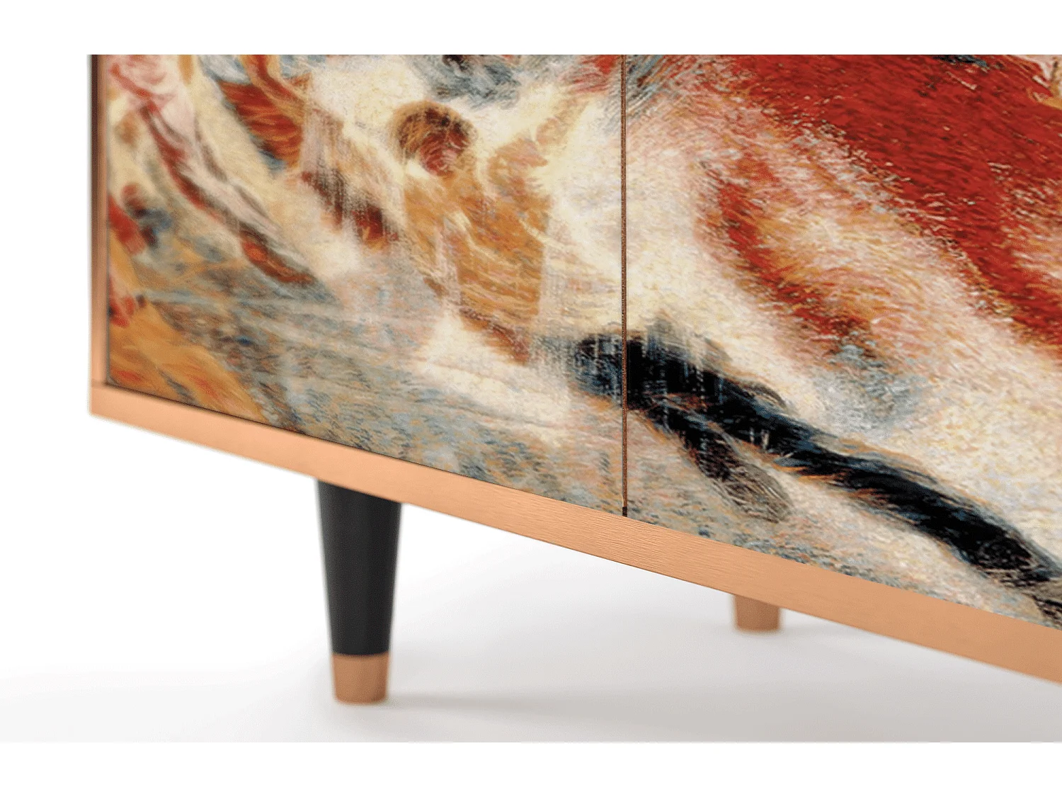 Kredens - 94x96x48 cm - BS3 - The City Rises, Orzech