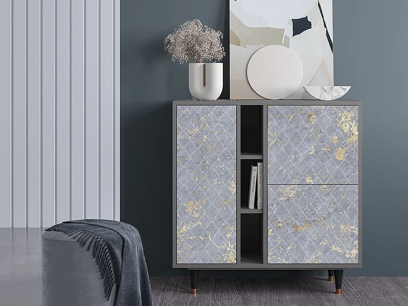 Buffet - 94х96х41 cm - BS5 - Golden Smoke, Gris