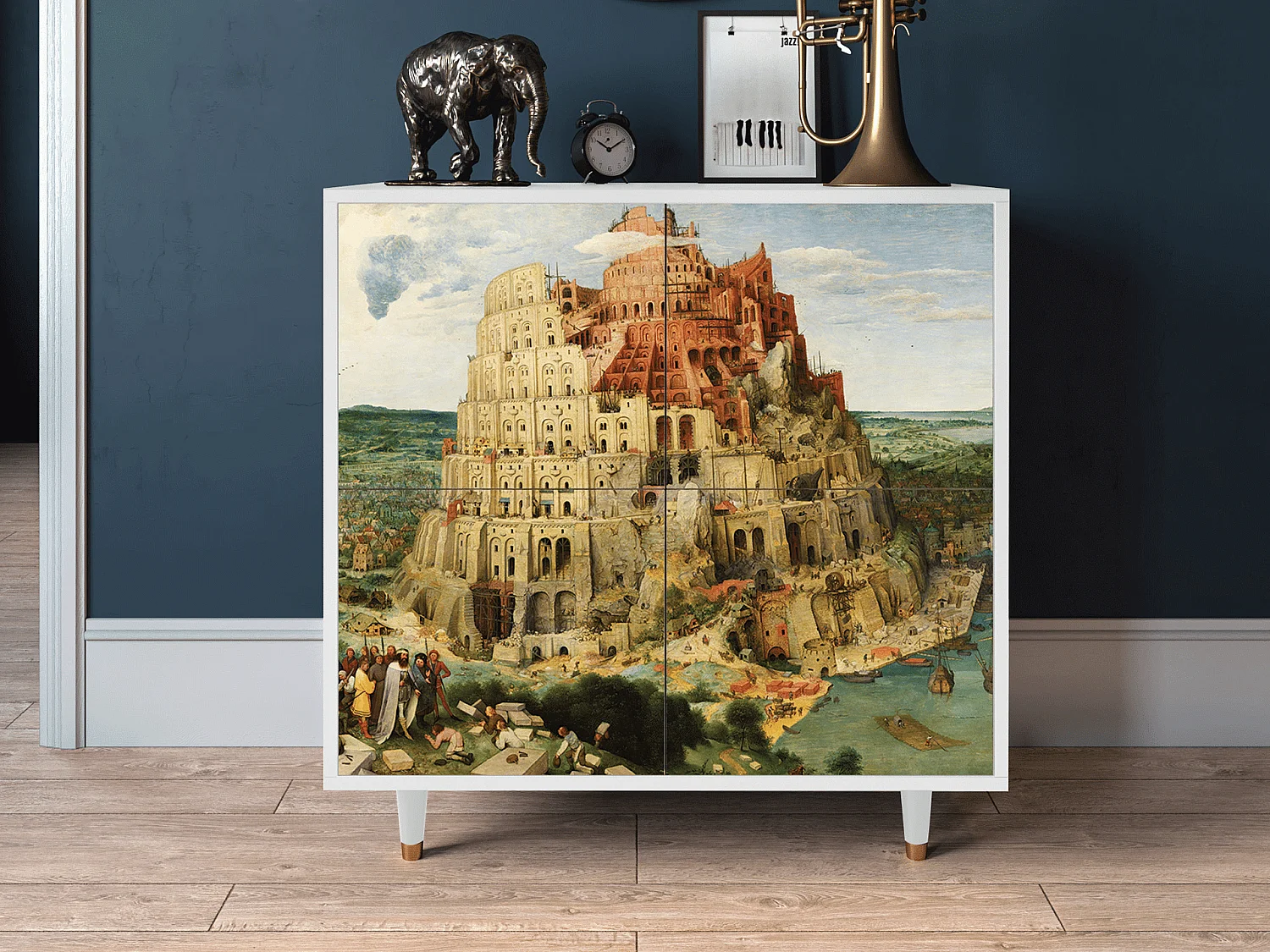 Credenza - 94x96x48 cm - BS3 - Elder The Tower, Bianco