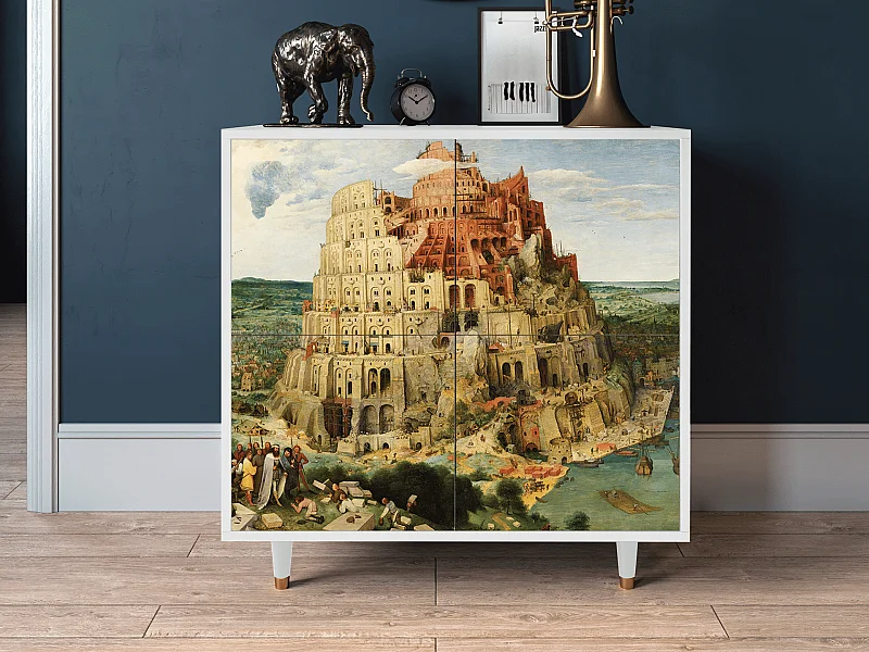 Credenza - 94x96x48 cm - BS3 - Elder The Tower, Bianco