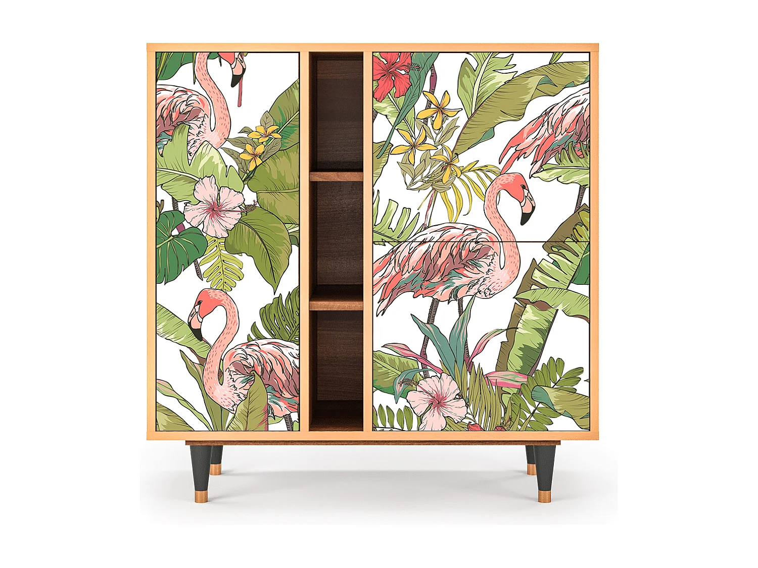 Buffet - 94х96х41 cm - BS5 - Sweet Flamingo, Noyer