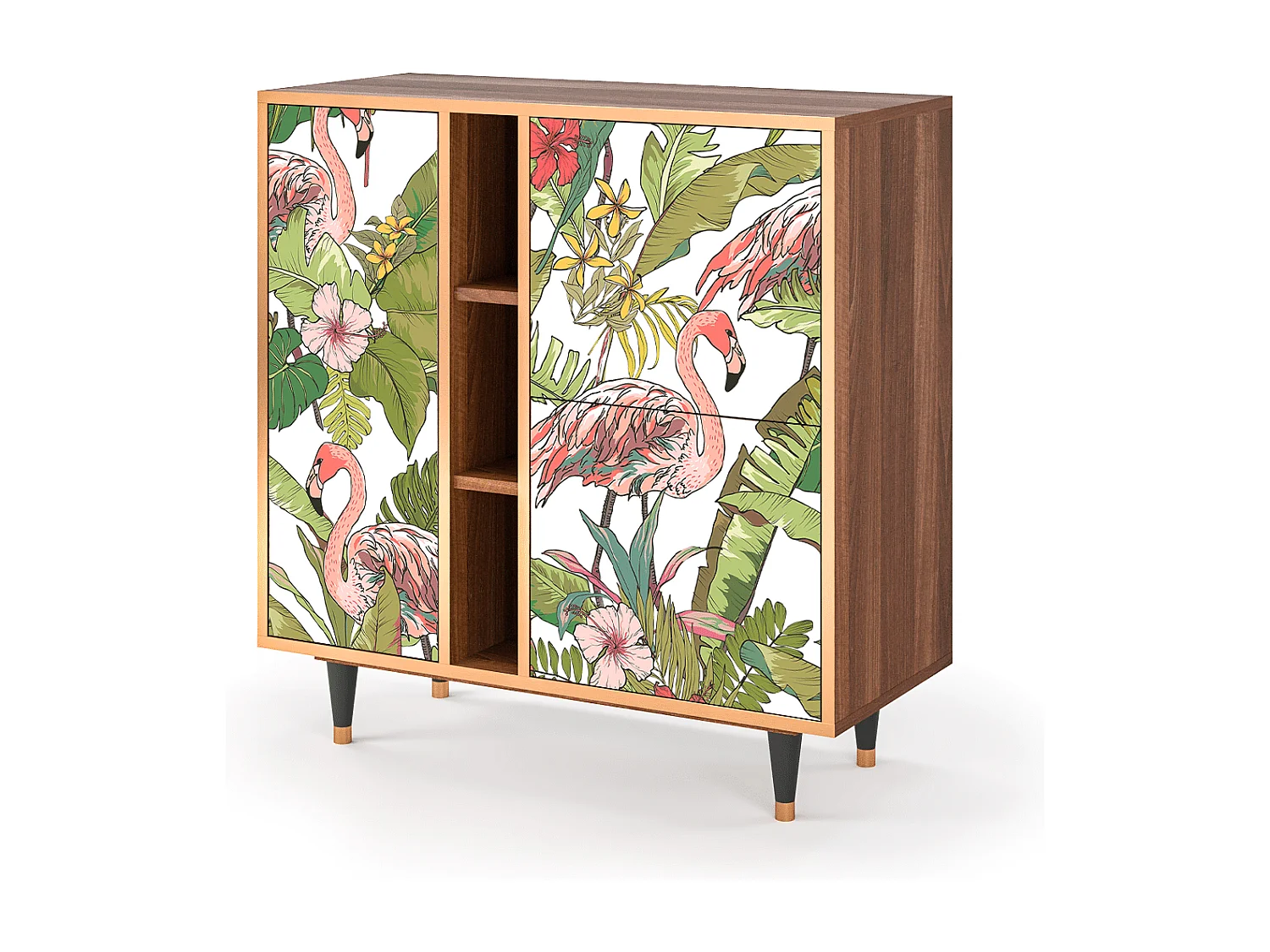 Buffet - 94х96х41 cm - BS5 - Sweet Flamingo, Noyer