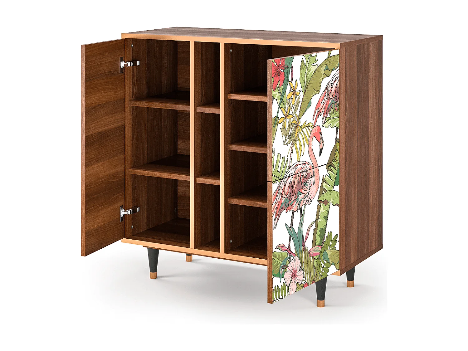Buffet - 94х96х41 cm - BS5 - Sweet Flamingo, Noyer