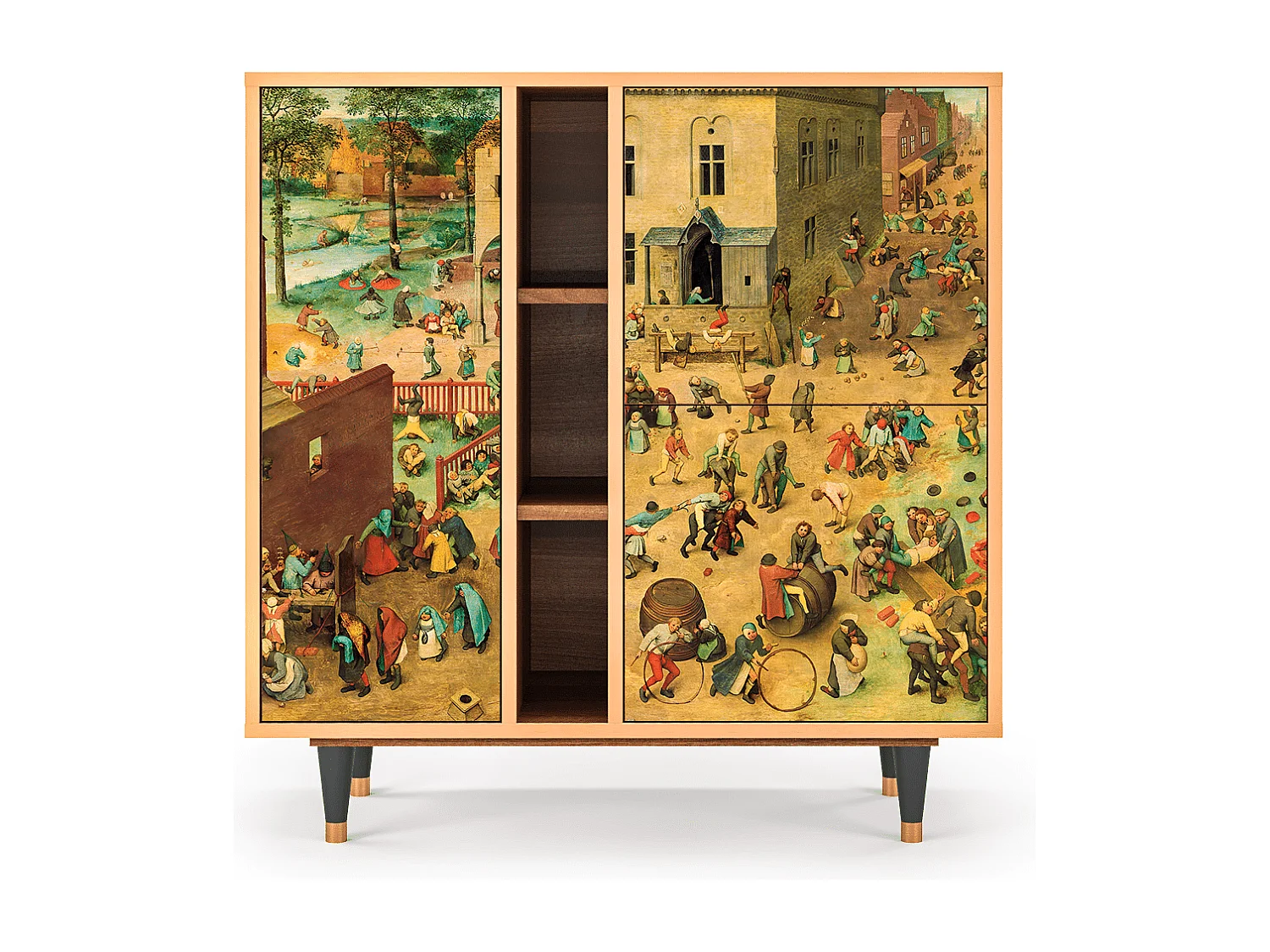 Dressoir - 94х96х41 cm - BS5 - Children Games, Walnoot