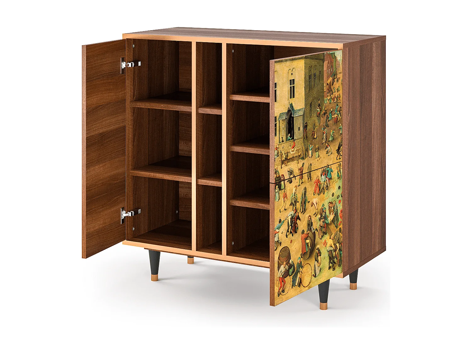 Dressoir - 94х96х41 cm - BS5 - Children Games, Walnoot