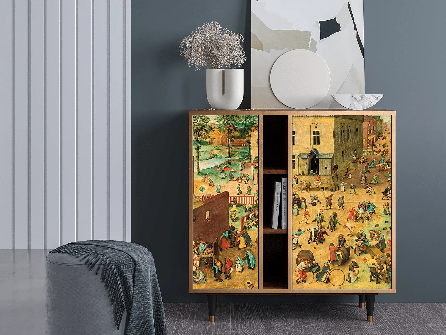 Buffet - 94х96х41 cm - BS5 - Children Games, Noyer