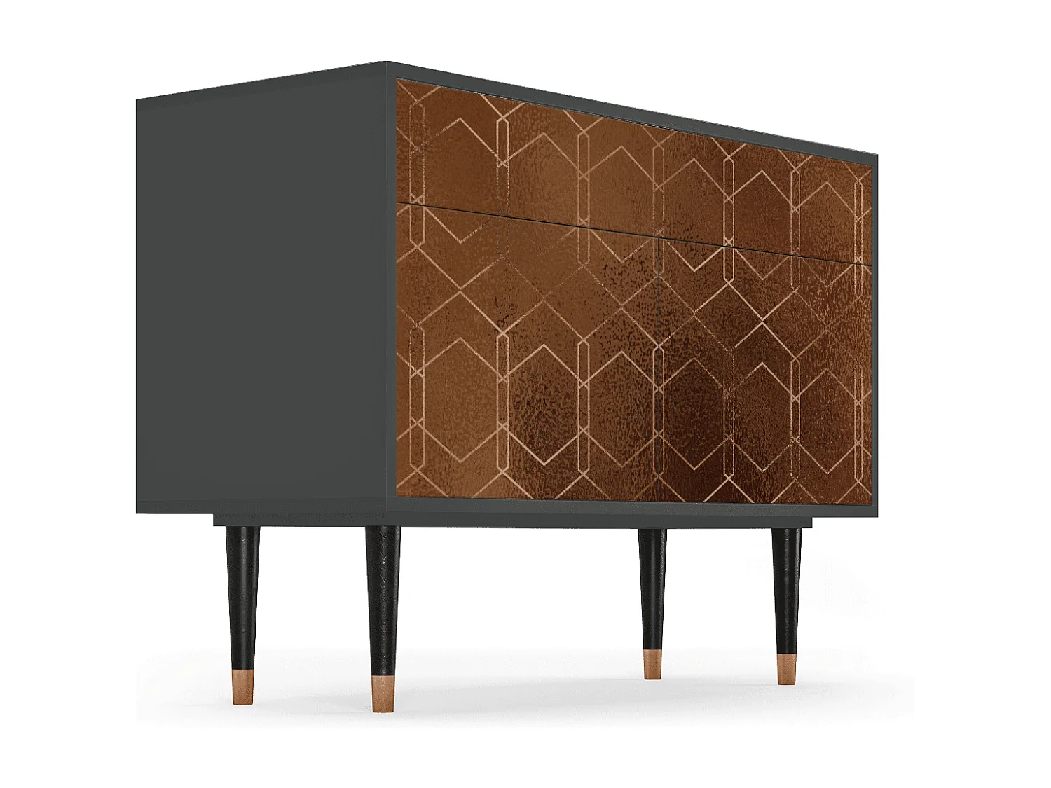 Buffet - 115x85x48 cm - BS4 - Chocolate Bar, Anthracite