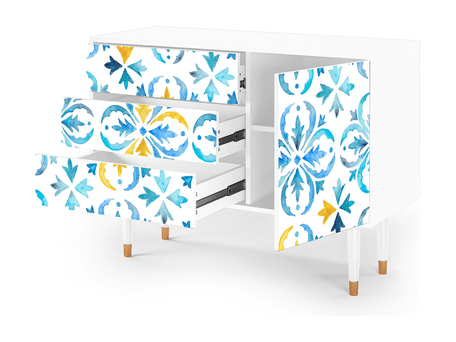 Credenza - 115х84х41 cm - S3 - Lisbon Flover, Bianco