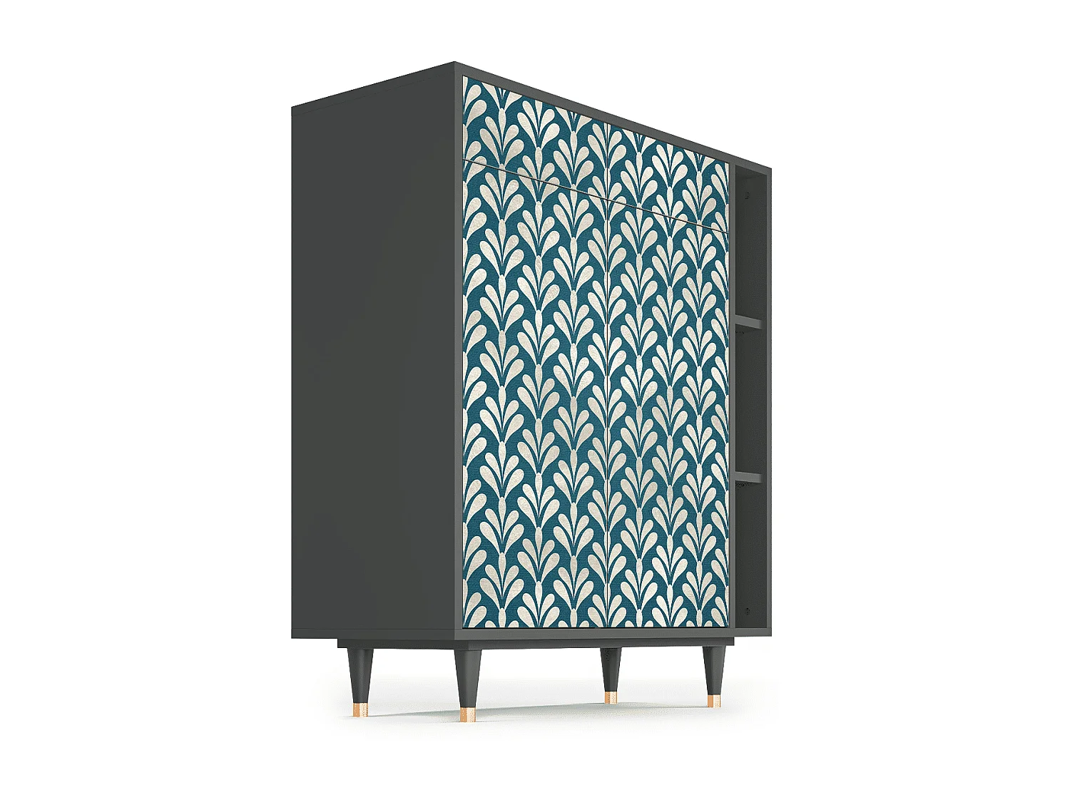 Credenza - 96х110х41 cm - BS6 - Milky Tears, Antracite