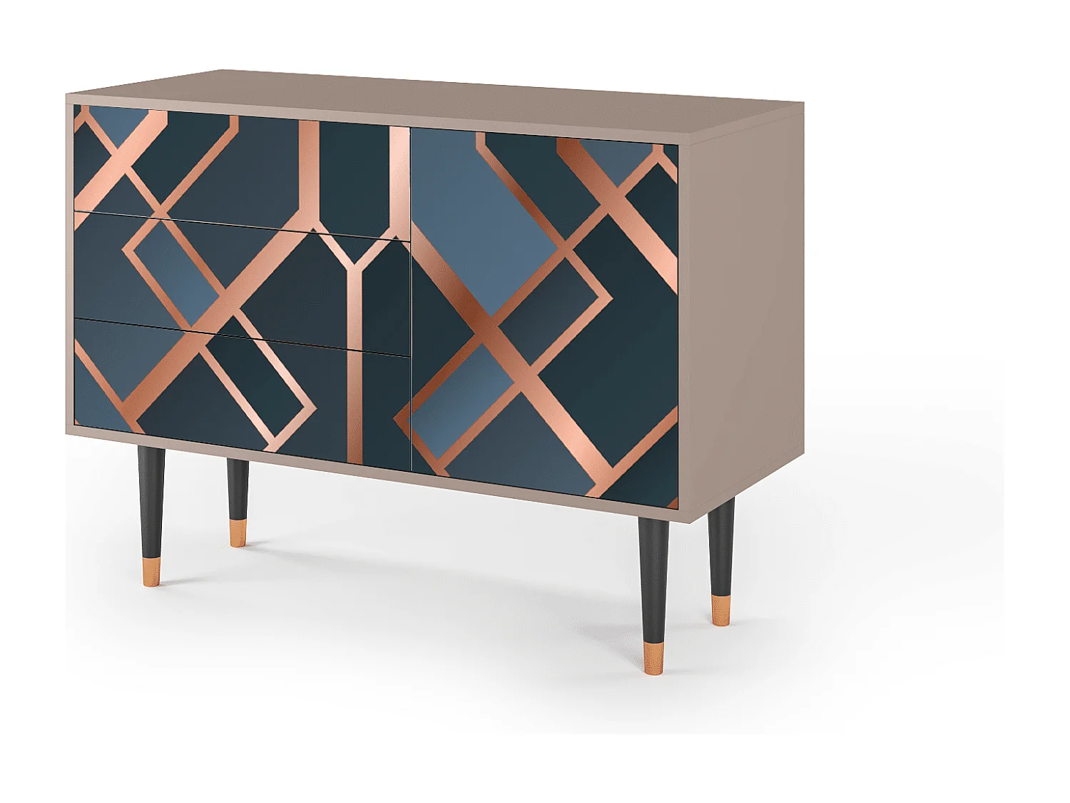 Credenza - 115х84х41 cm - S3 - Ashy 1920', Latte