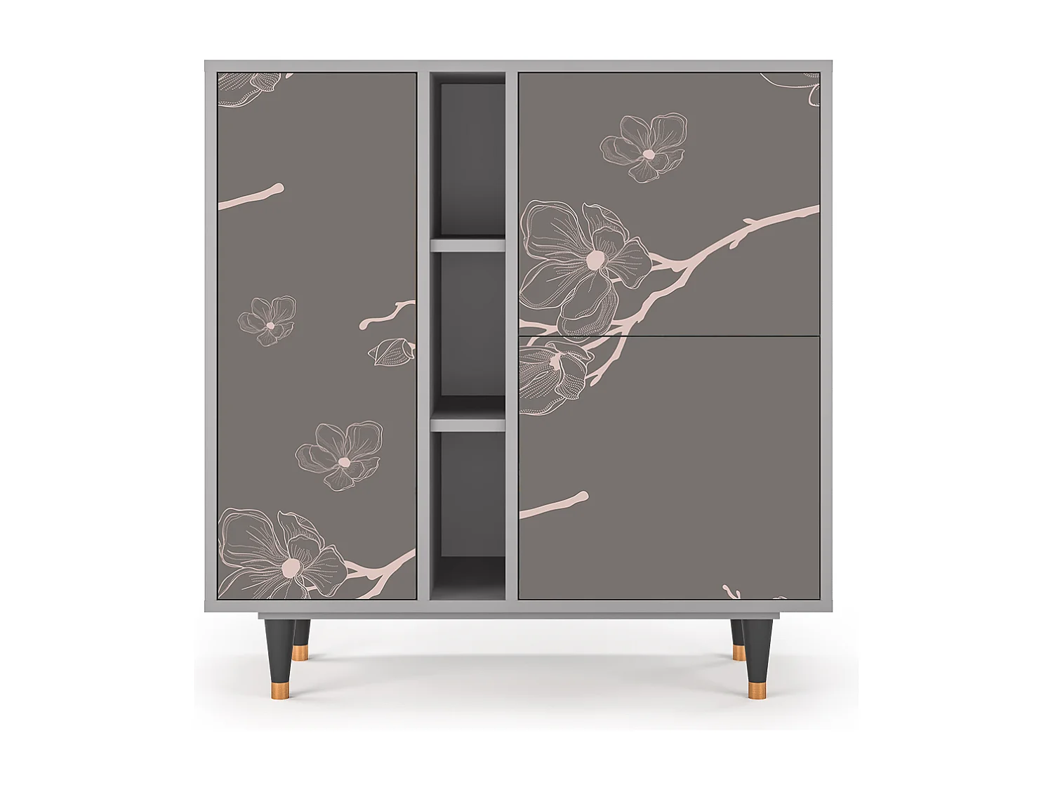 Buffet - 94х96х41 cm - BS5 - Cherry Blossom, Gris
