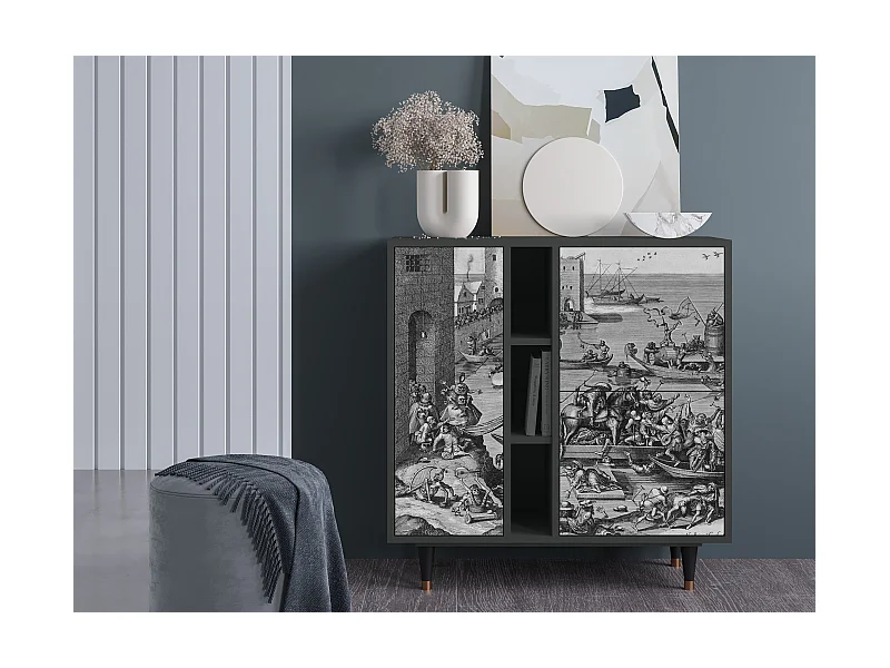 Credenza - 94х96х41 cm - BS5 - Saint Martin, Antracite