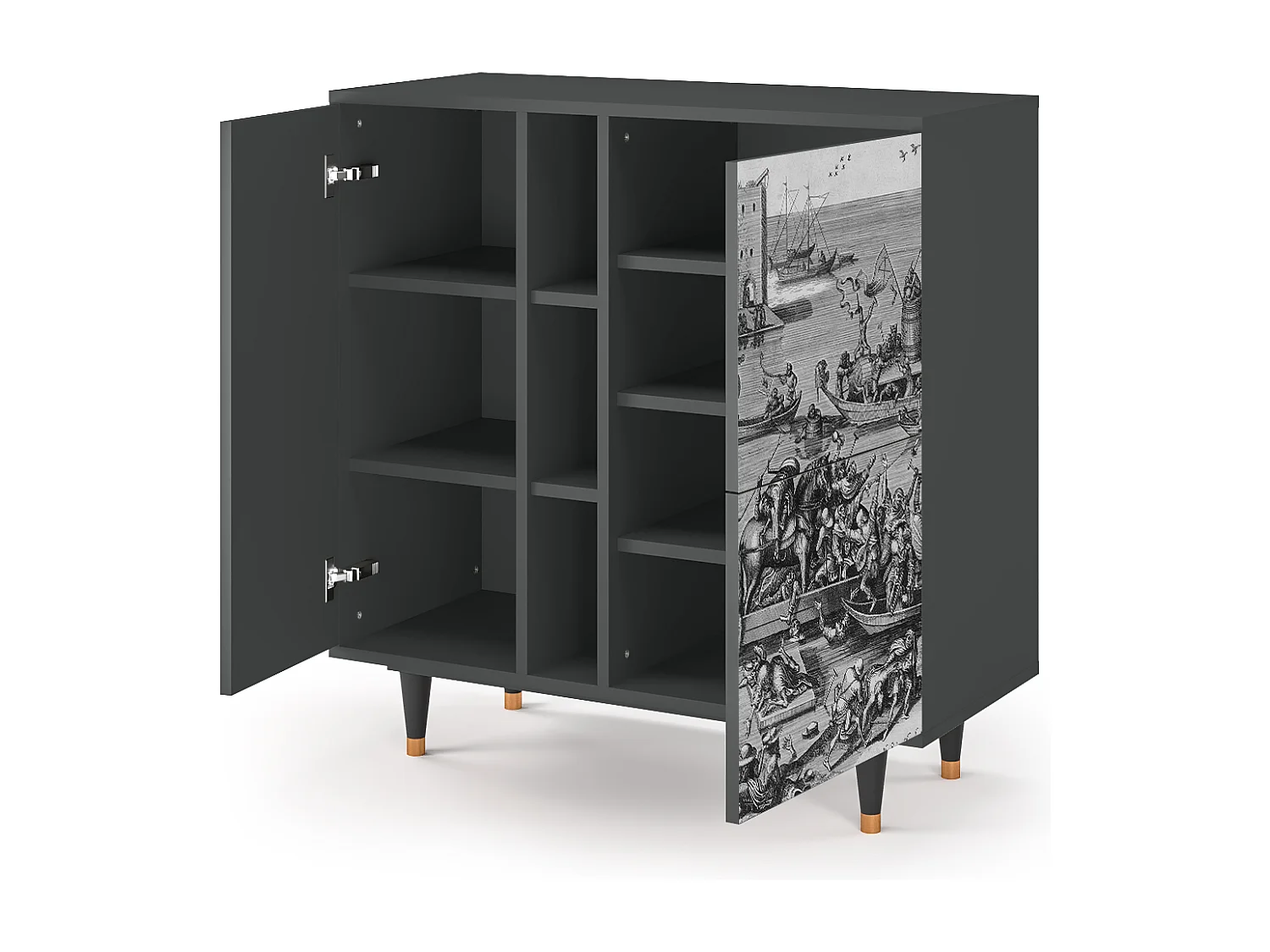 Credenza - 94х96х41 cm - BS5 - Saint Martin, Antracite