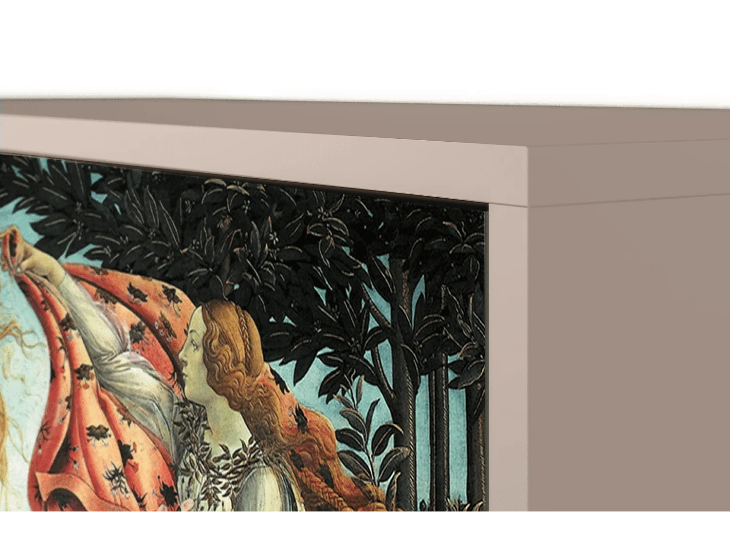 Kredens - 115х84х41 cm - S3 - The Birth of Venus, Latte