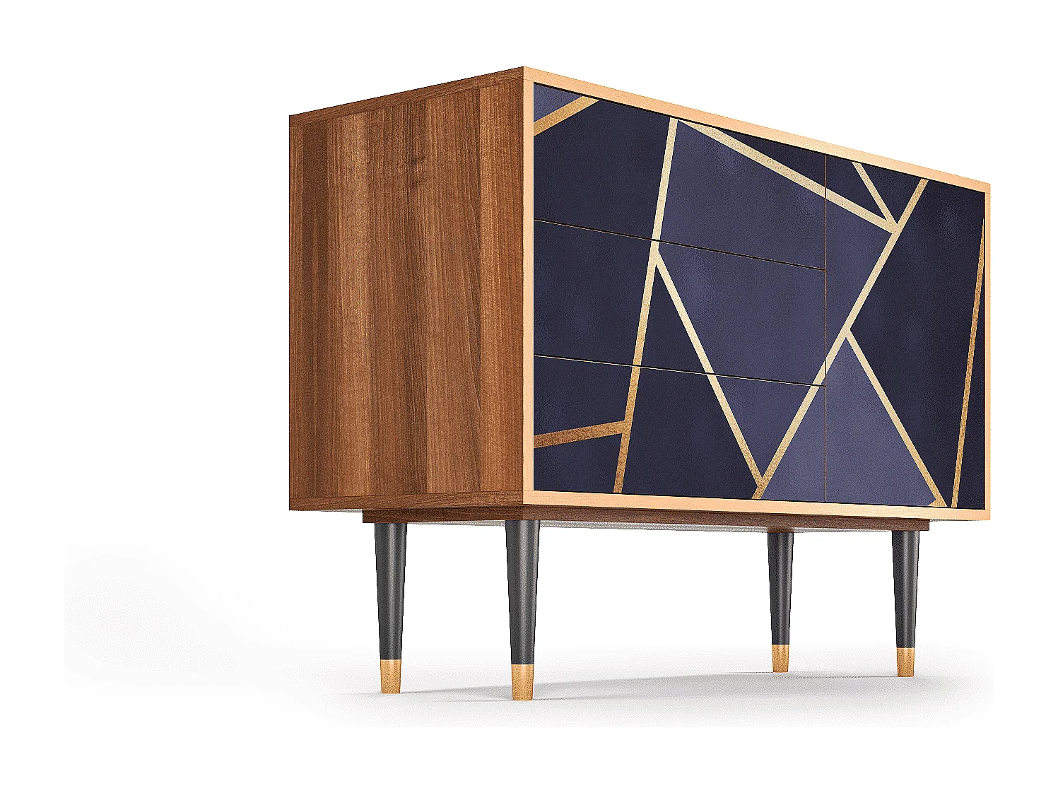 Kredens - 115х84х41 cm - S3 - The Amethyst, Orzech