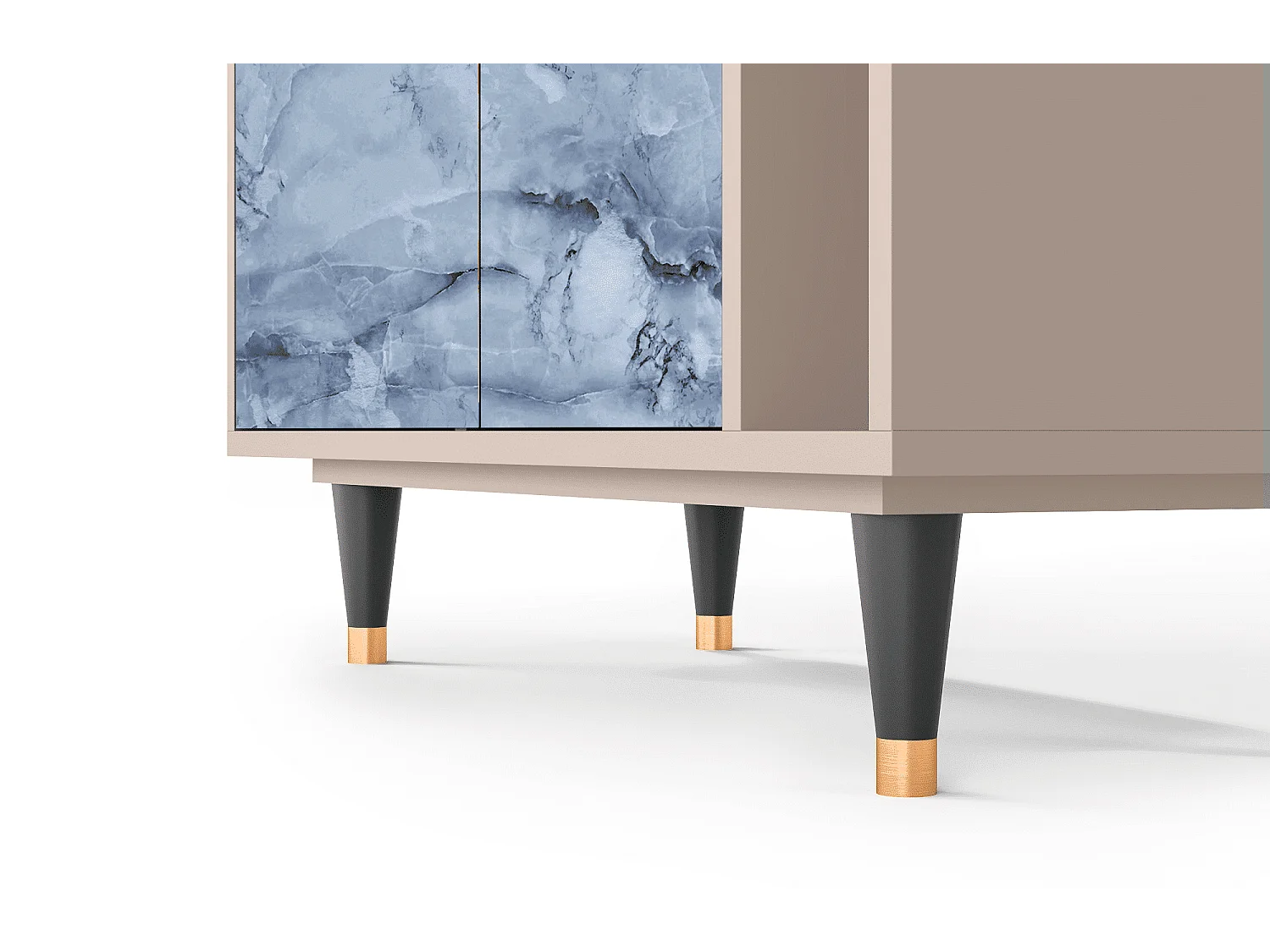 Kredens - 96х110х41 cm - BS6 - Feather Ice, Latte