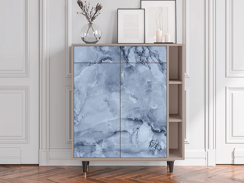 Kredens - 96х110х41 cm - BS6 - Feather Ice, Latte