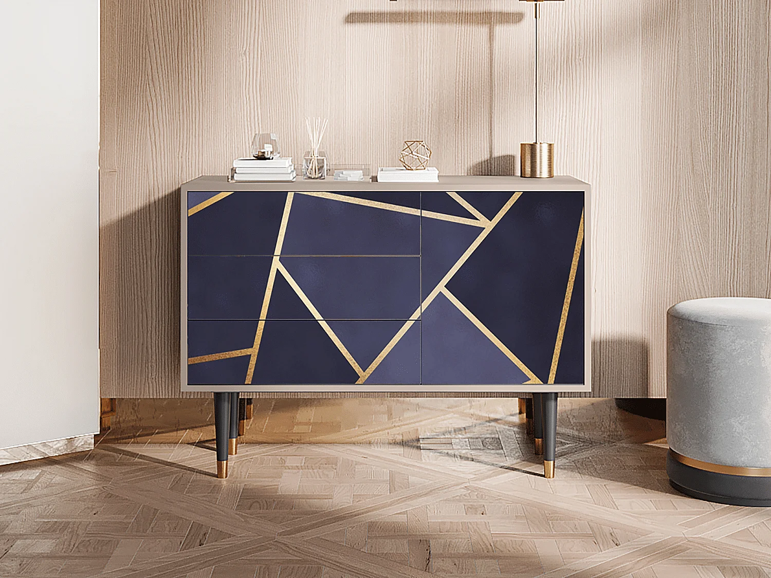Credenza - 115х84х41 cm - S3 - The Amethyst, Latte