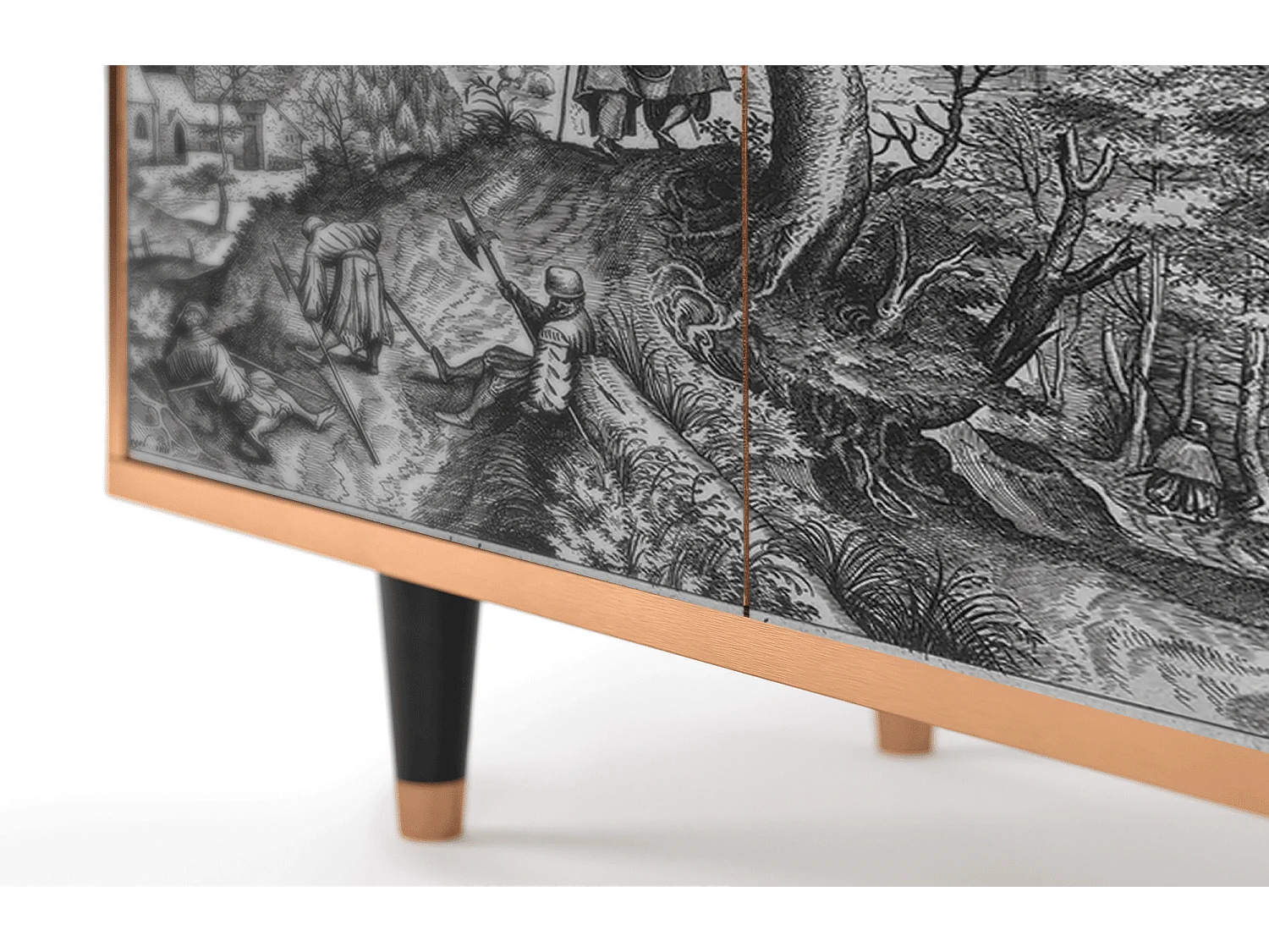 Buffet - 94x96x48 cm - BS3 - Milites Requiescentes, Noyer