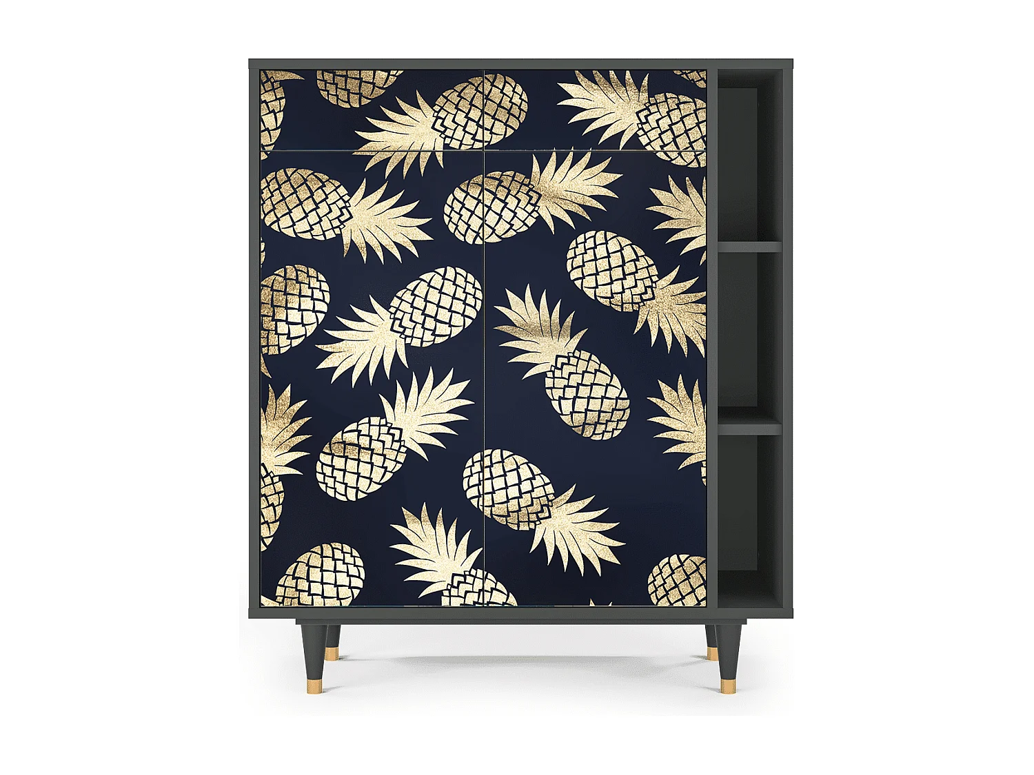 Buffet - 96х110х41 cm - BS6 - Sunny Pineaple, Anthracite