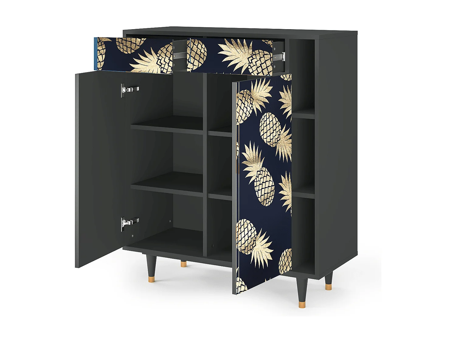 Buffet - 96х110х41 cm - BS6 - Sunny Pineaple, Anthracite