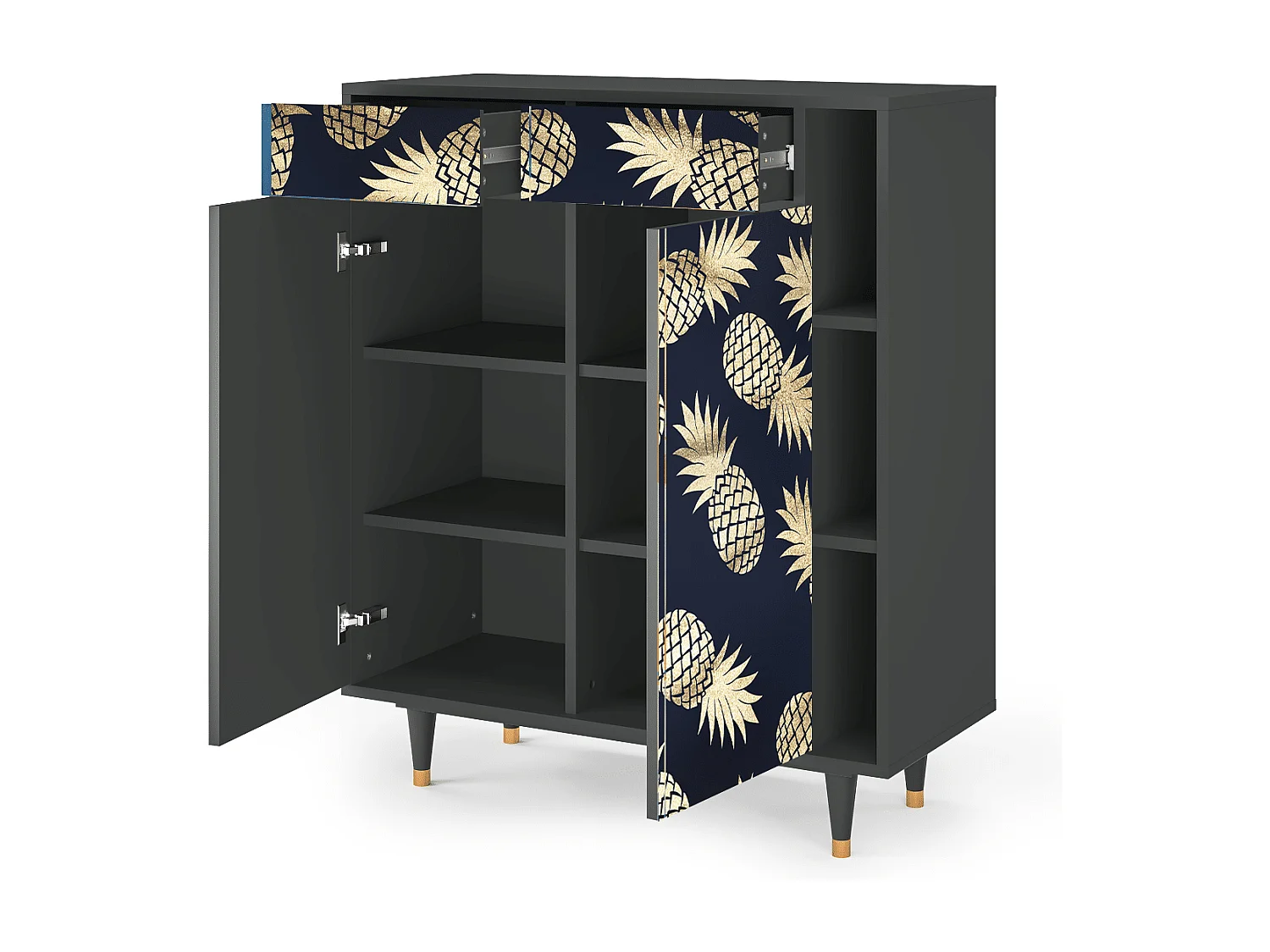 Buffet - 96х110х41 cm - BS6 - Sunny Pineaple, Anthracite