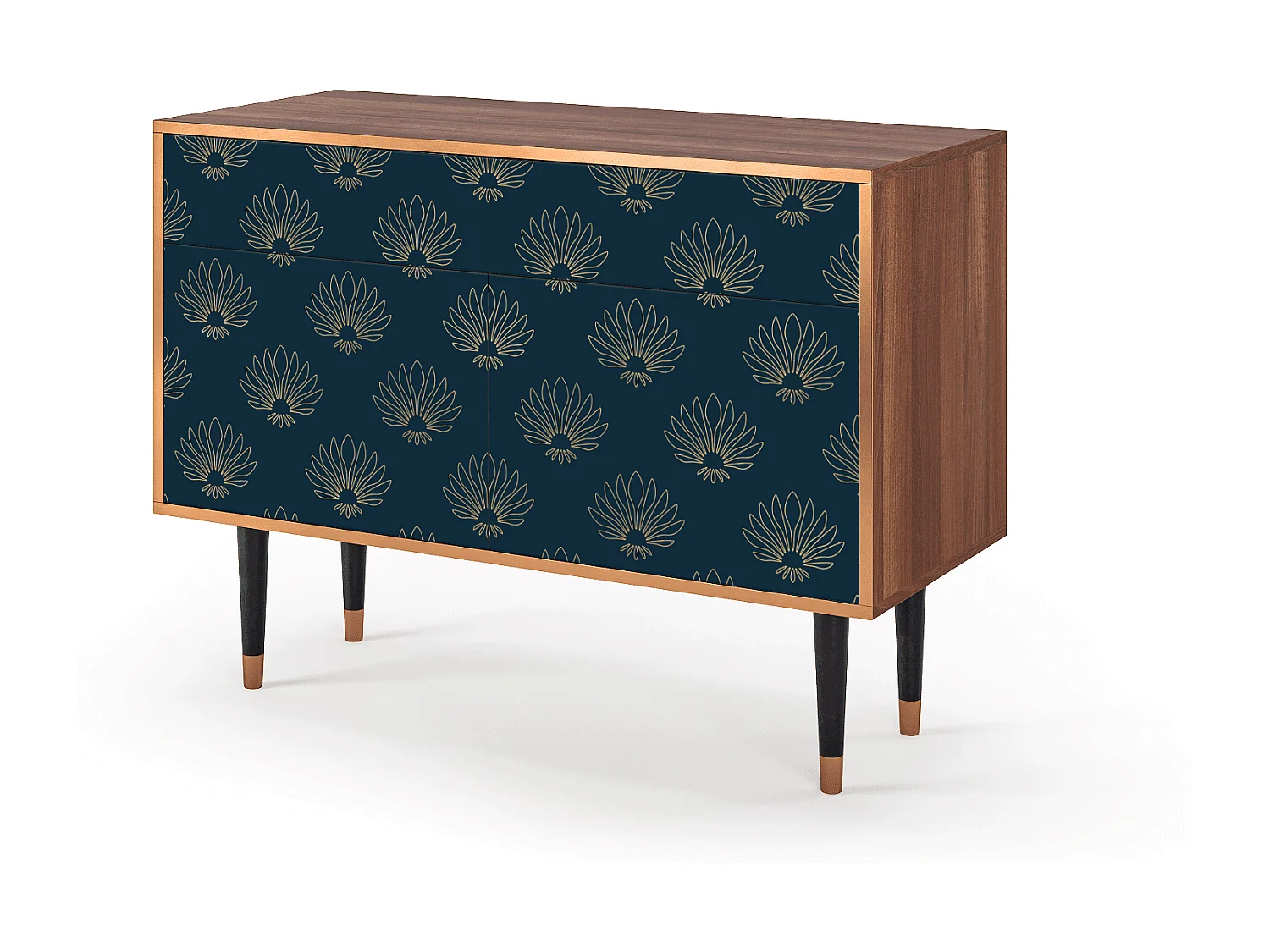 Buffet - 115x85x48 cm - BS4 - Blue Lotus, Noyer