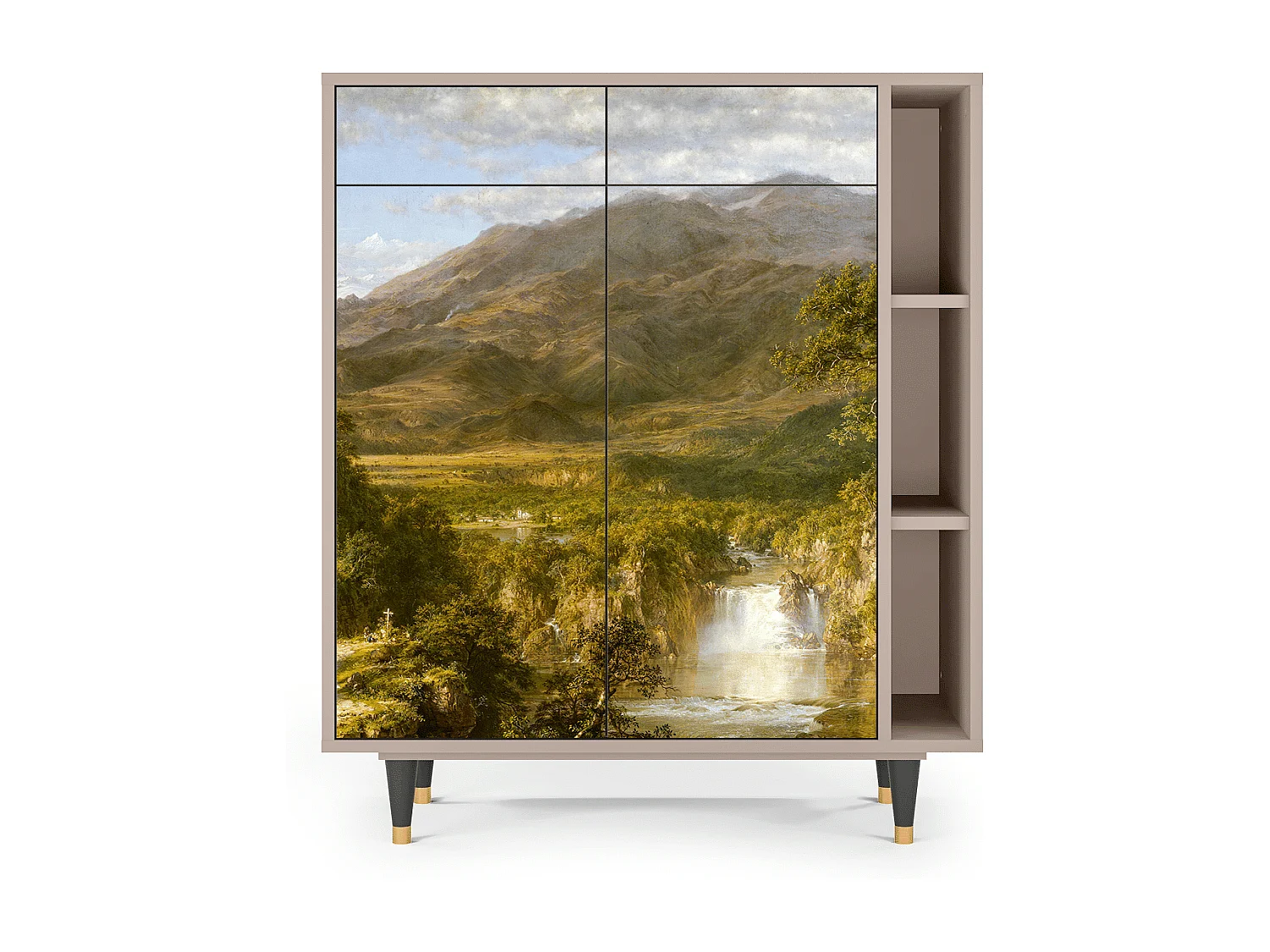 Sideboard - 96х110х41 cm - BS6 - The Heart of the Andes , Latte