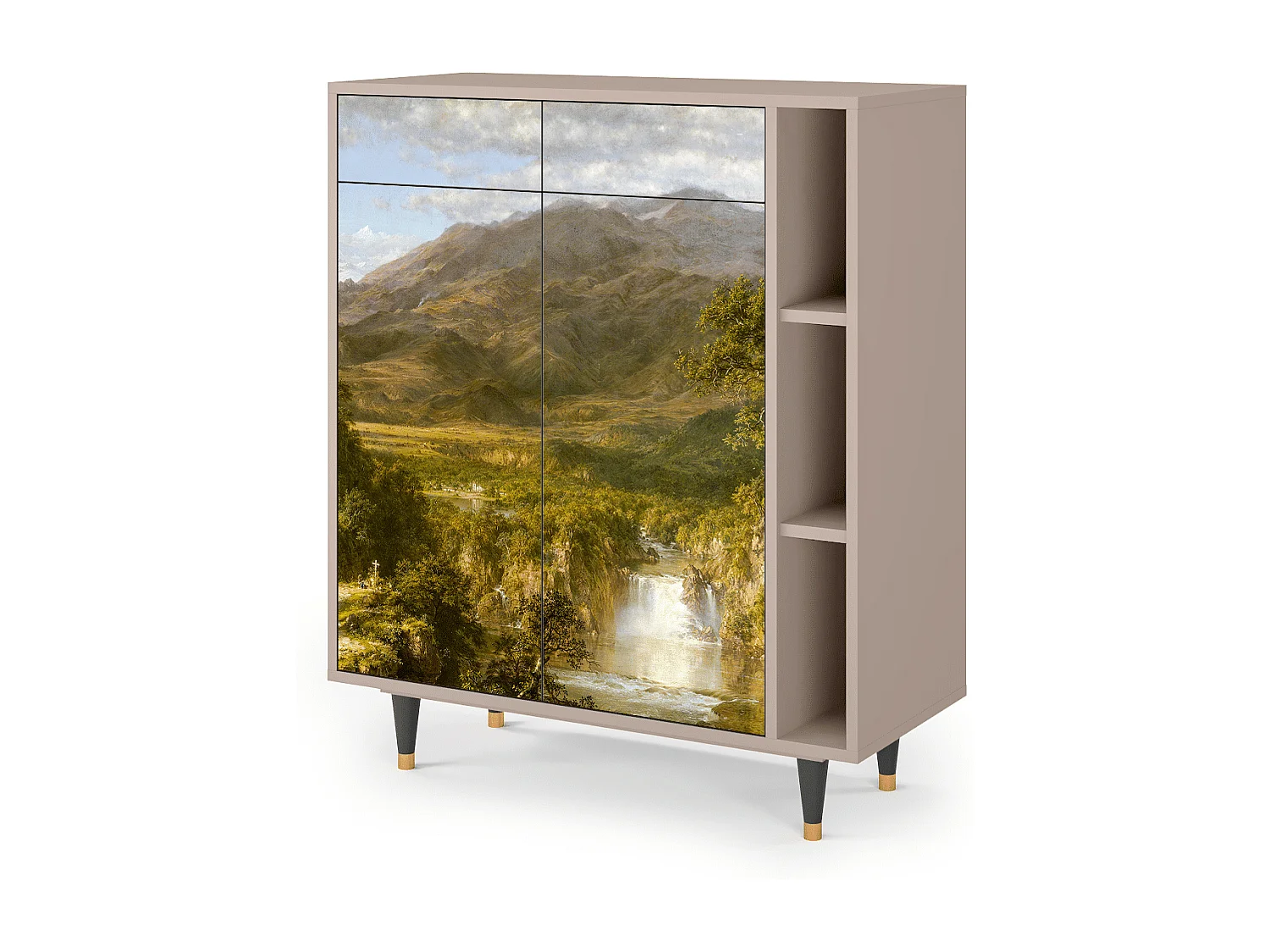 Sideboard - 96х110х41 cm - BS6 - The Heart of the Andes , Latte