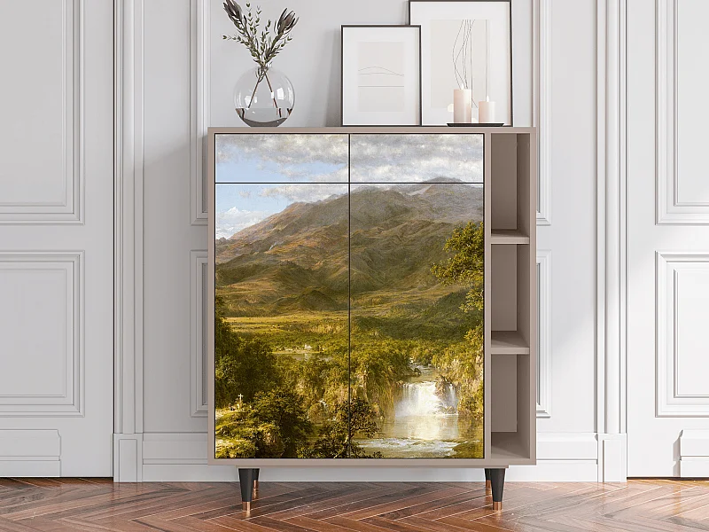 Kredens - 96х110х41 cm - BS6 - The Heart of the Andes , Latte