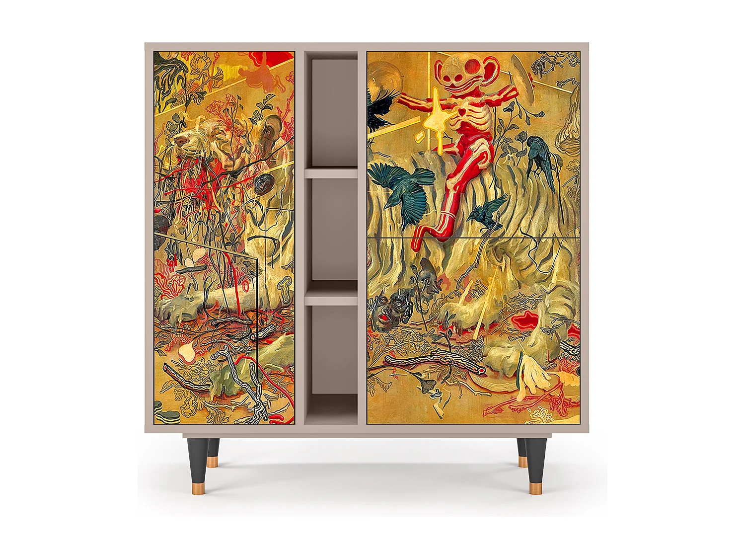 Credenza - 94х96х41 cm - BS5 - Blood by James Jean, Latte