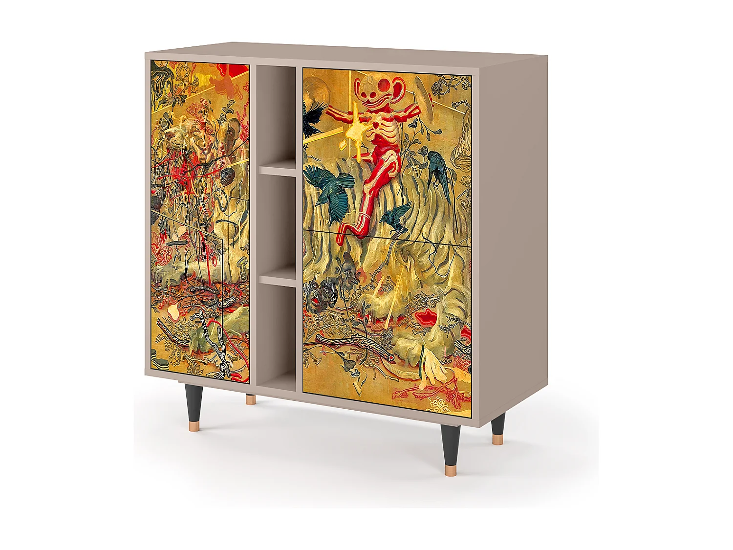 Credenza - 94х96х41 cm - BS5 - Blood by James Jean, Latte