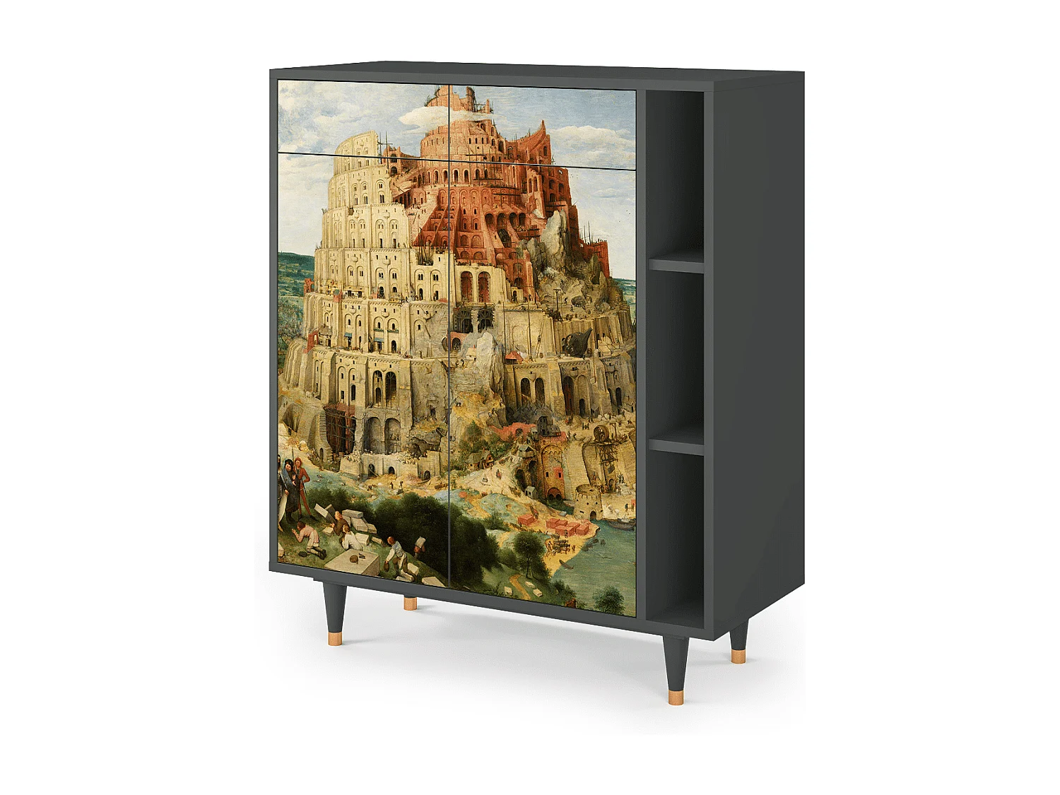Credenza - 96х110х41 cm - BS6 - Elder The Tower, Antracite
