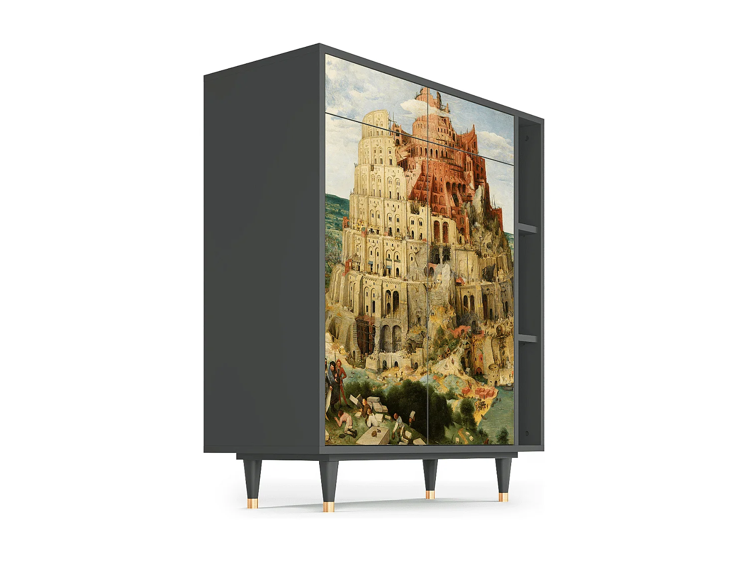 Credenza - 96х110х41 cm - BS6 - Elder The Tower, Antracite
