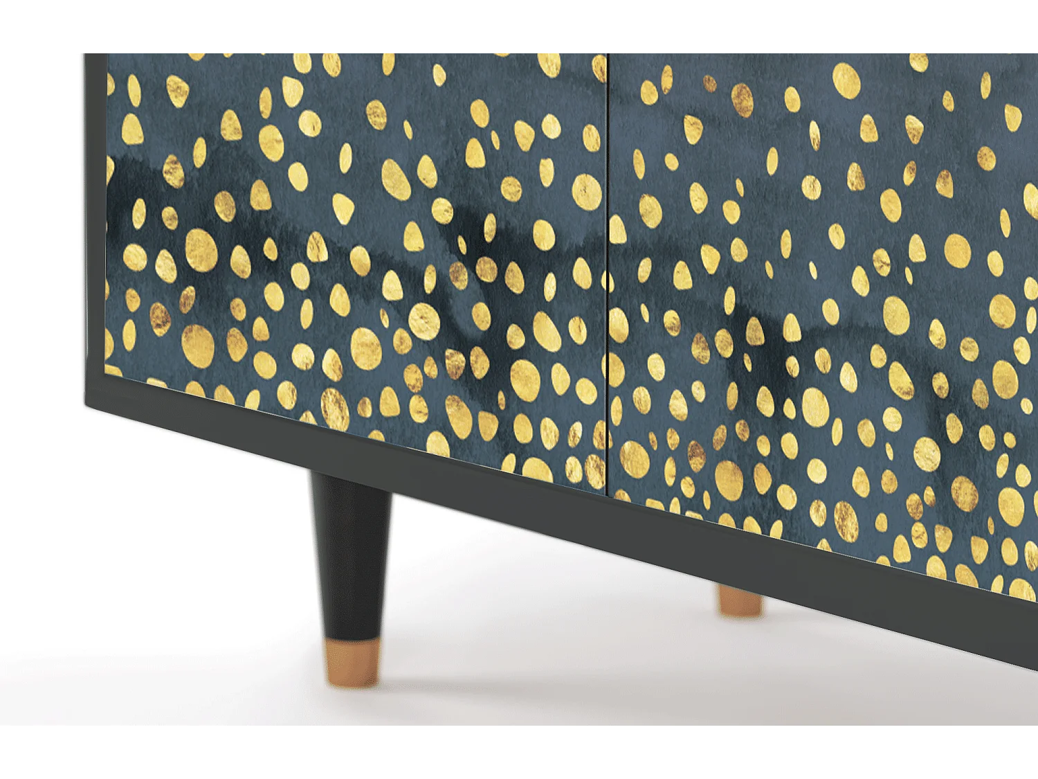 Kredens - 94x96x48 cm - BS3 - Foggy Lights, Antracyt