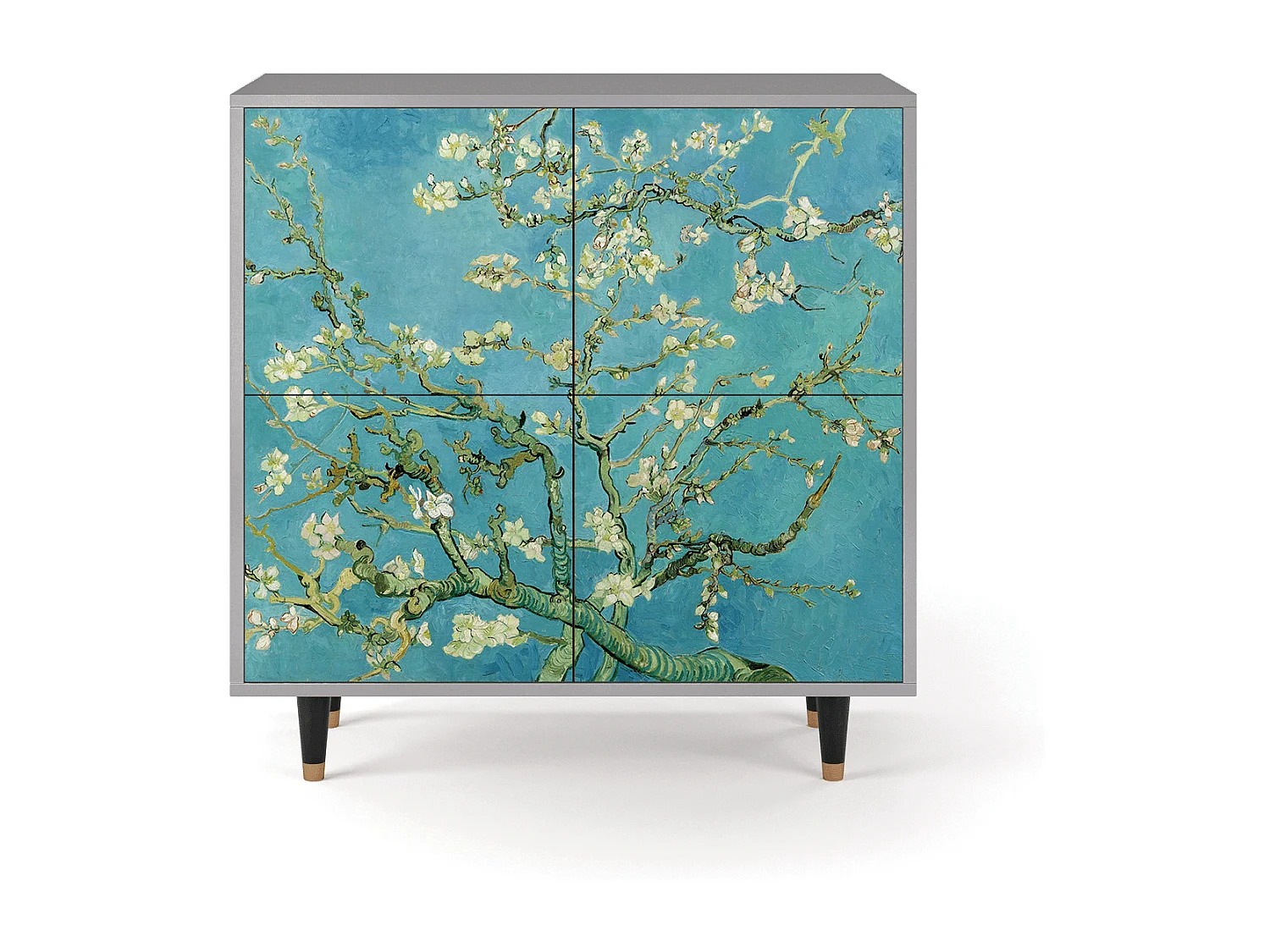 Sideboard - 94x96x48 cm - BS3 - Almond Blossom, Grau