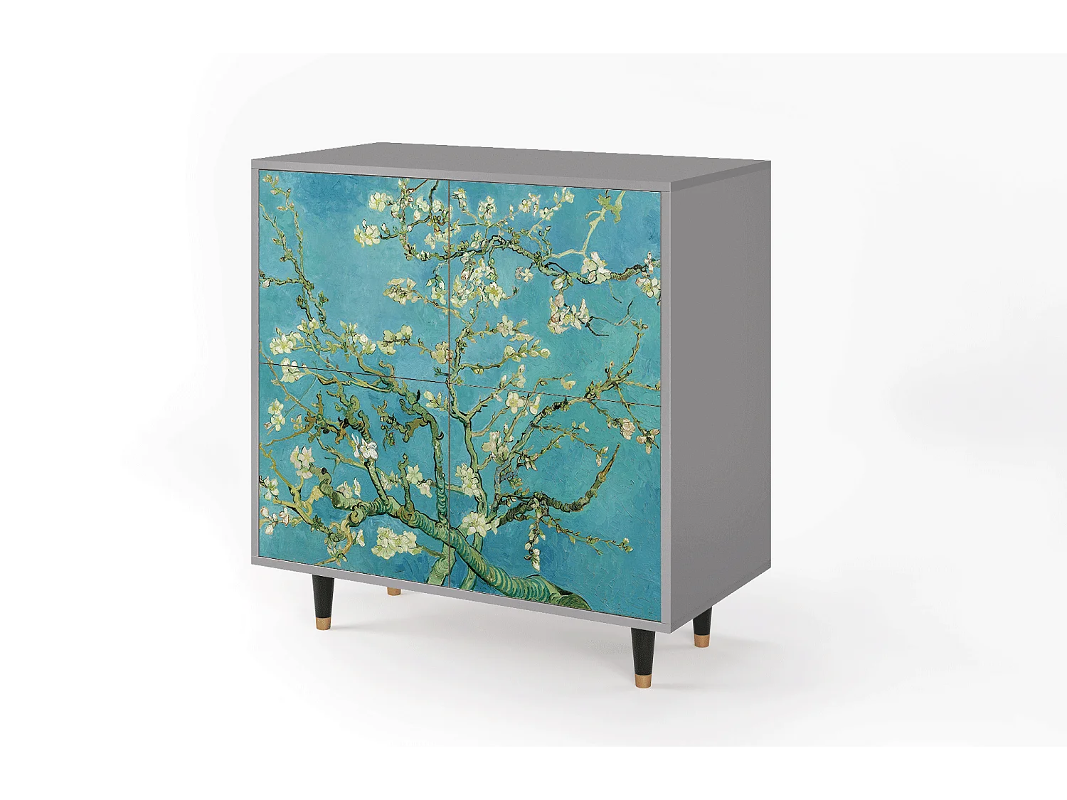 Sideboard - 94x96x48 cm - BS3 - Almond Blossom, Grau