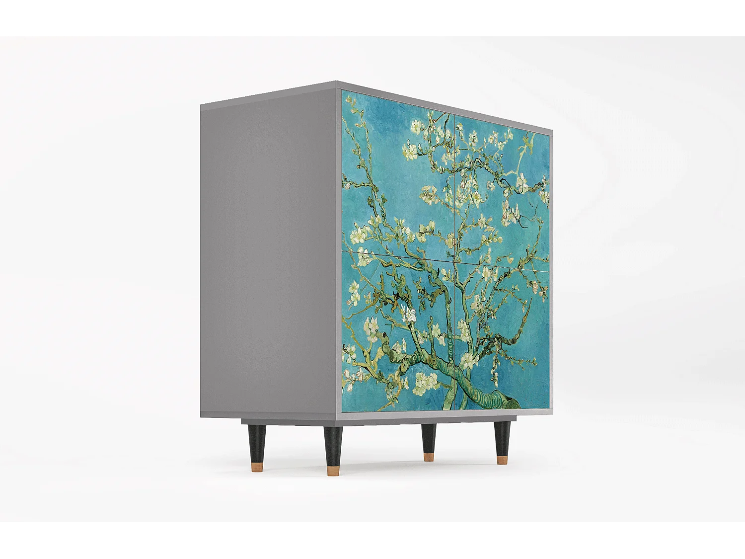 Sideboard - 94x96x48 cm - BS3 - Almond Blossom, Grau