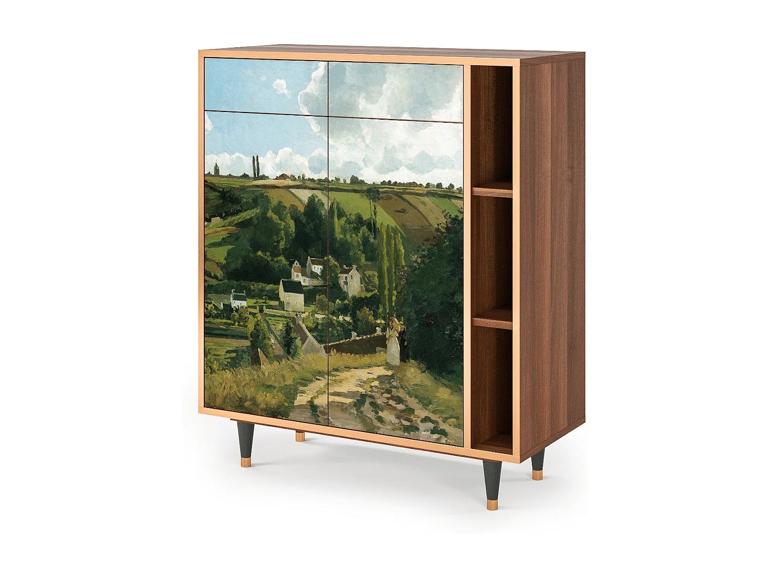 Dressoir - 96х110х41 cm - BS6 - Jalais Hill by Pissarro, Walnoot