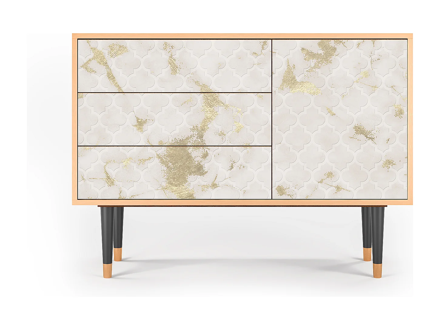 Credenza - 115х84х41 cm - S3 - Sahara desert, Noce