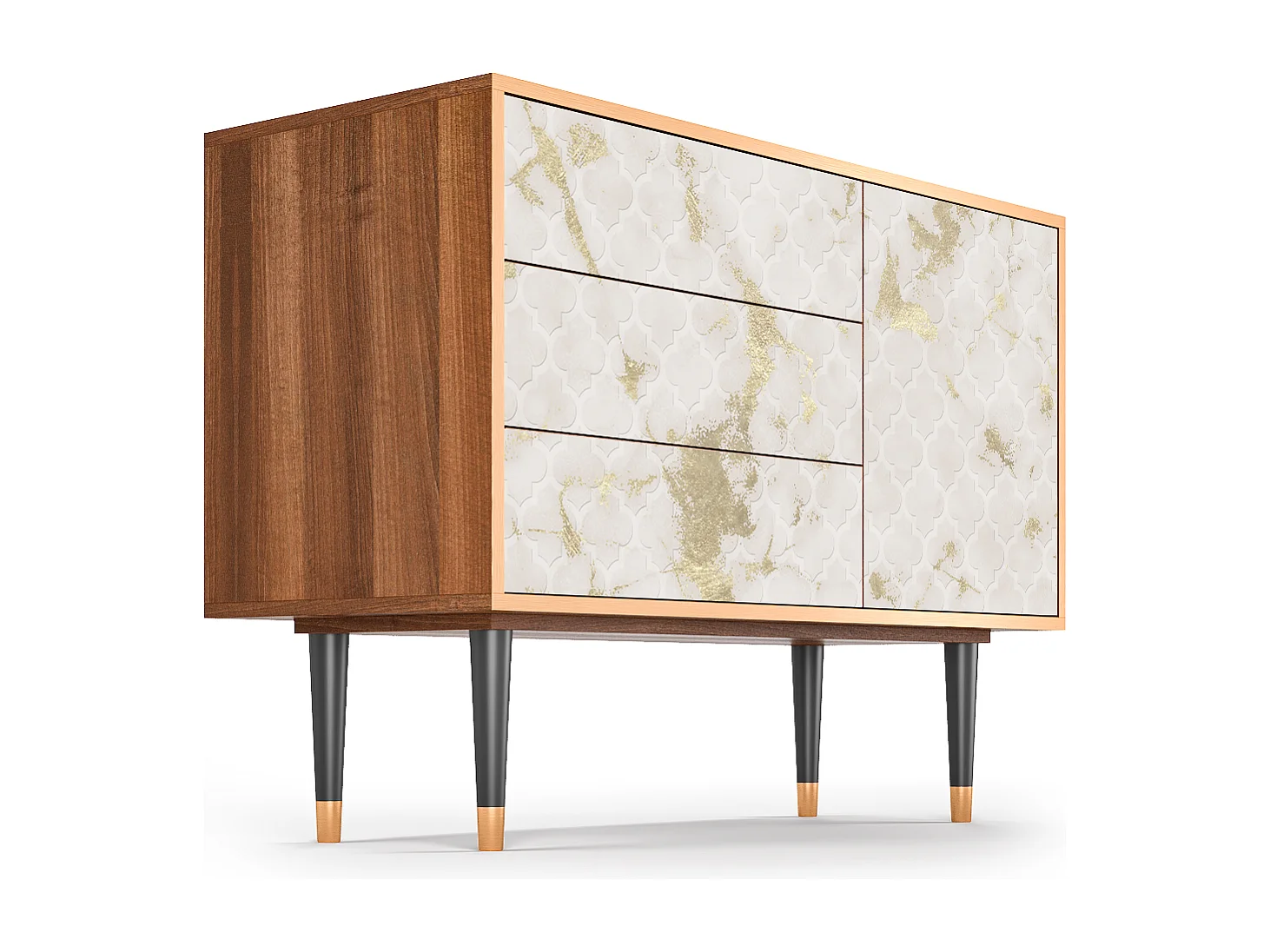 Credenza - 115х84х41 cm - S3 - Sahara desert, Noce