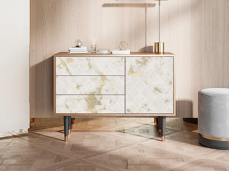 Credenza - 115х84х41 cm - S3 - Sahara desert, Noce