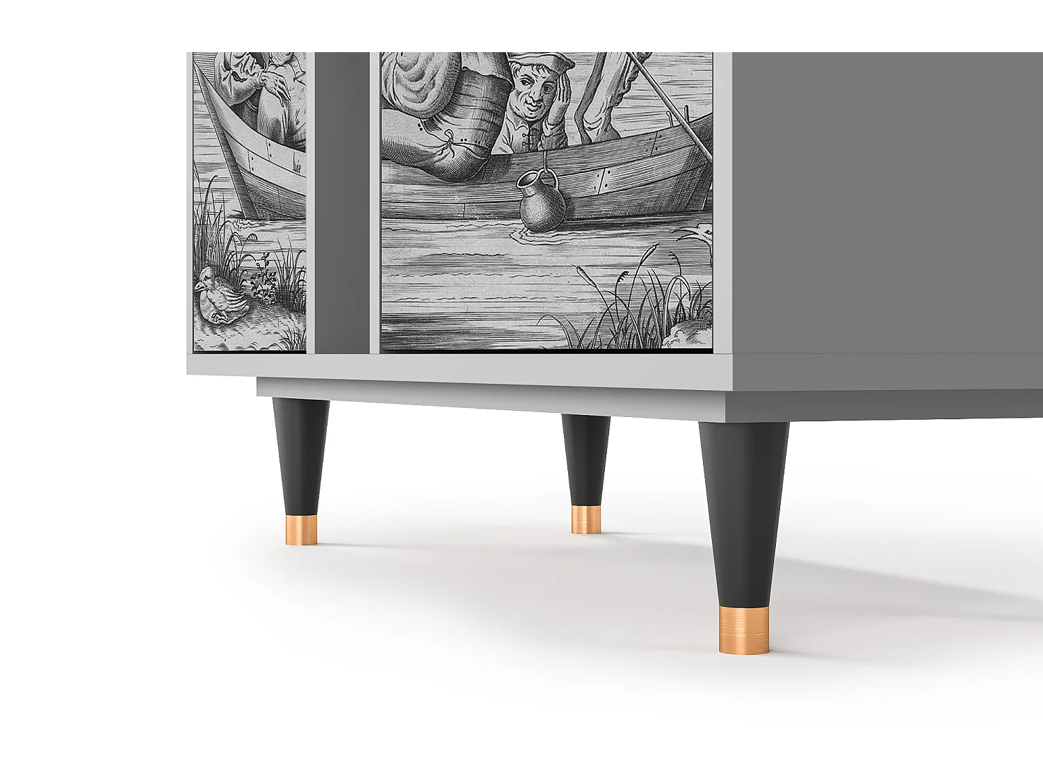 Buffet - 94х96х41 cm - BS5 - Blau Schuyte, Gris