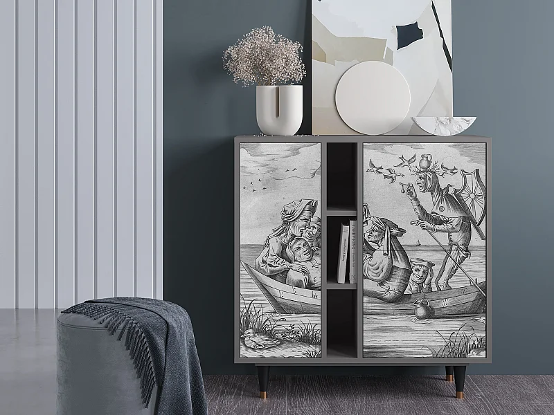 Buffet - 94х96х41 cm - BS5 - Blau Schuyte, Gris