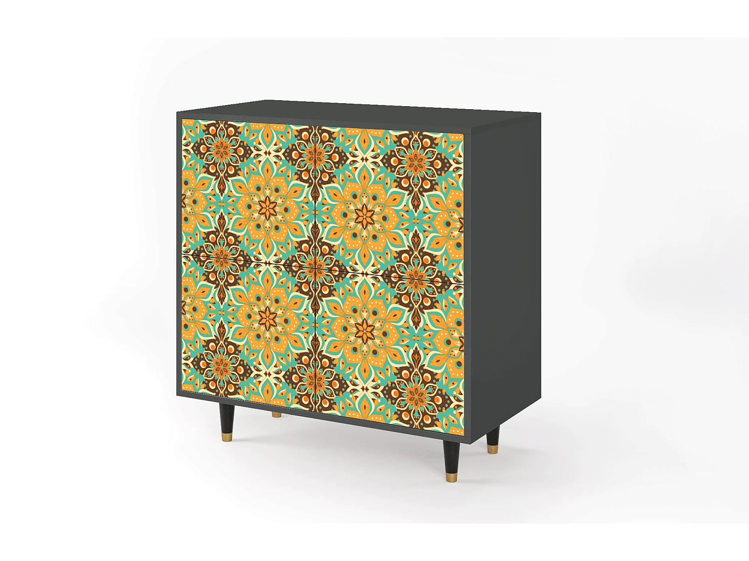 Buffet - 94x96x48 cm - BS3 - Indian Spices, Anthracite